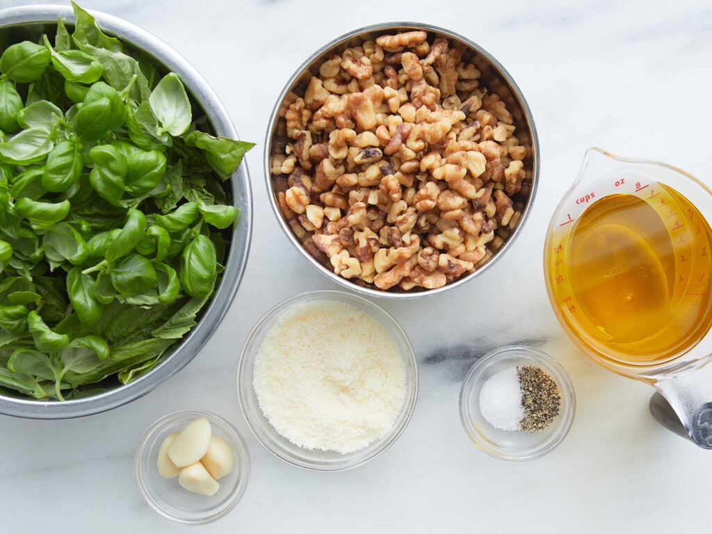 ESSENTIAL INGREDIENTS FOR PESTO