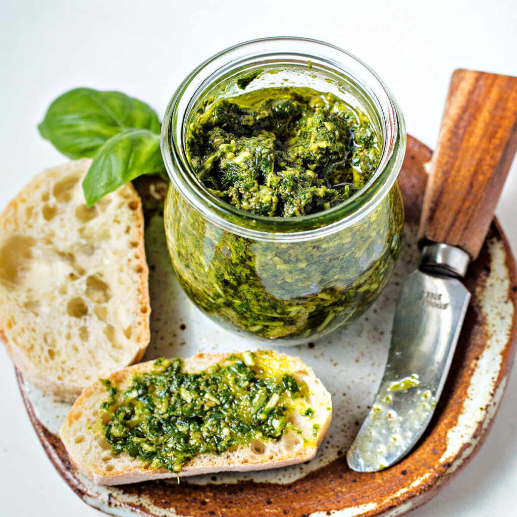 Pesto as a Sauce and Spread