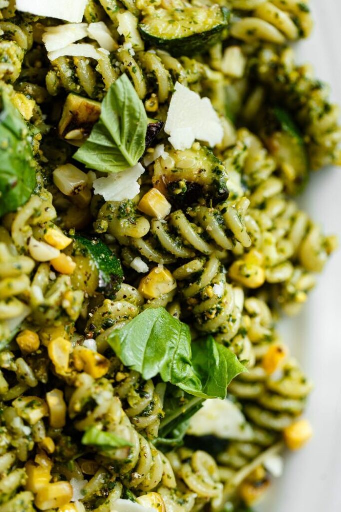 Serving Classic Pistachio Pesto