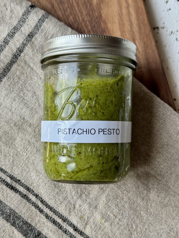 Learning How to Storing and Preserving Pistachio Pesto