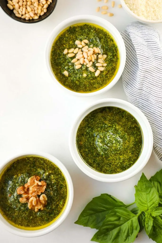 Basil Pesto Variations