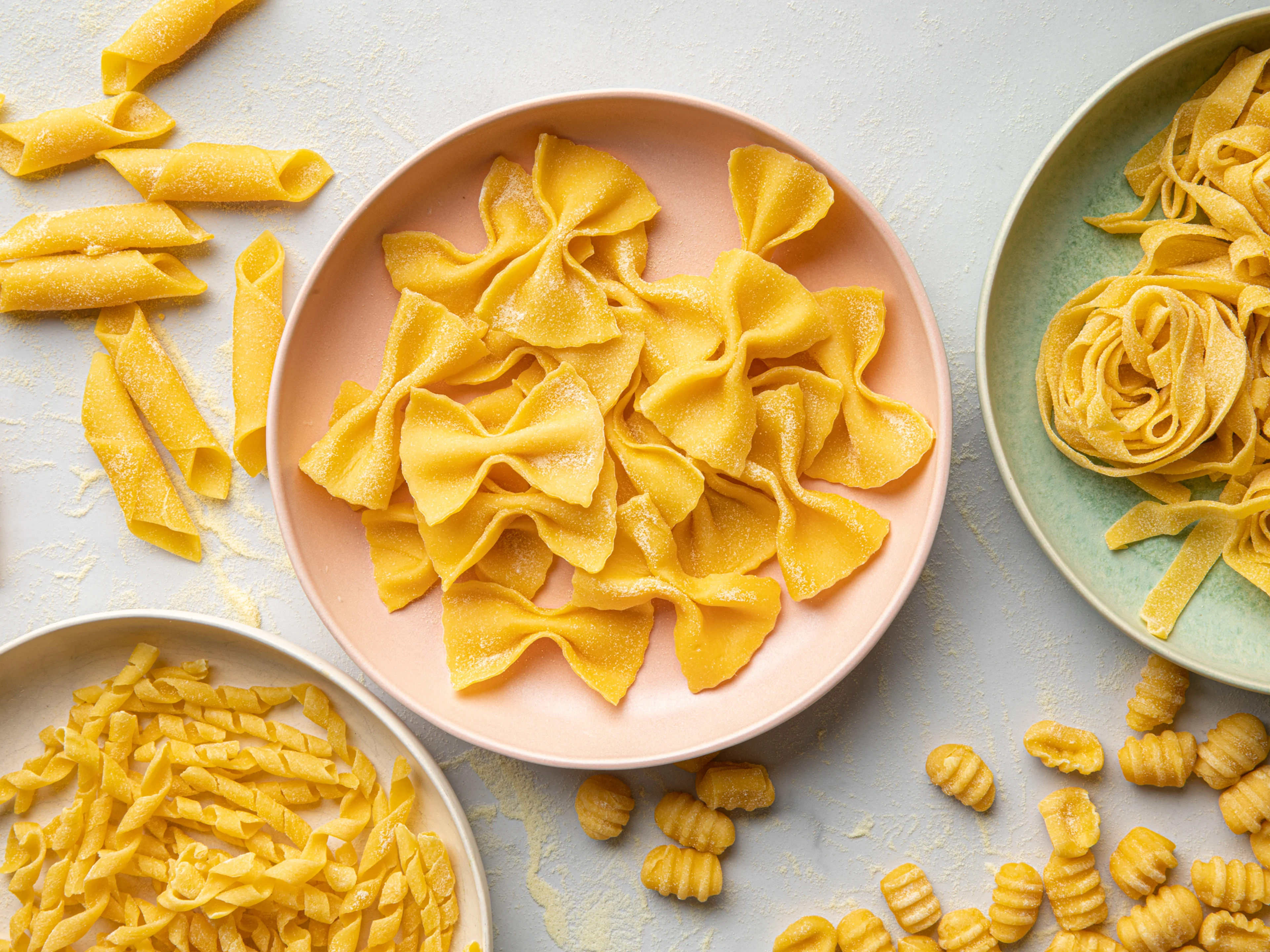 Short Pasta (e.g., penne, farfalle)