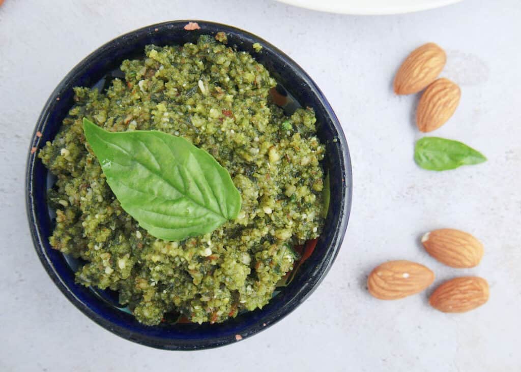 Broccoli and Almond Pesto