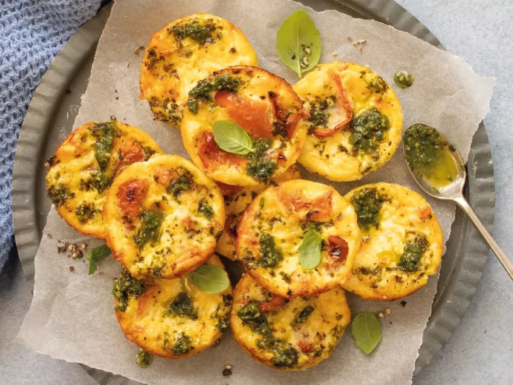 Egg Muffins with Pesto