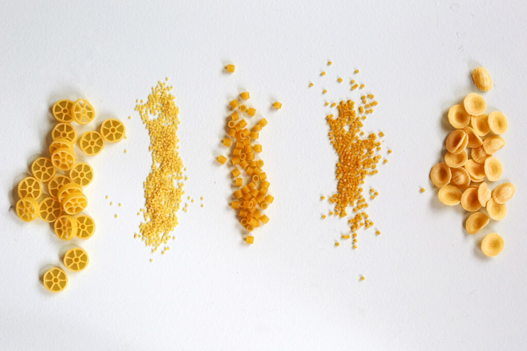 TINY PASTA SHAPES FOR SOUPS AND BROTHY DISHES