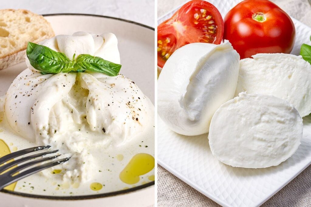 BURRATA VS MOZZARELLA