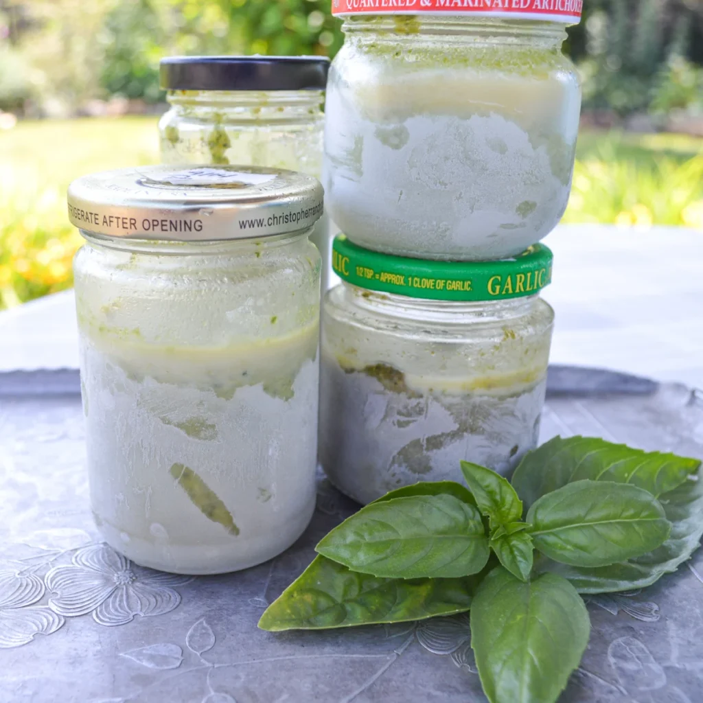 CAN YOU FREEZE PESTO? Small Jars or Containers