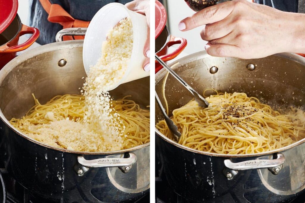 THE CACIO E PEPE RECIPE — STEP BY STEP