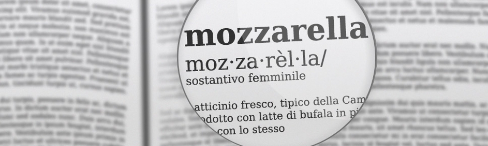 The Word "Mozzarella" and Its Origins
