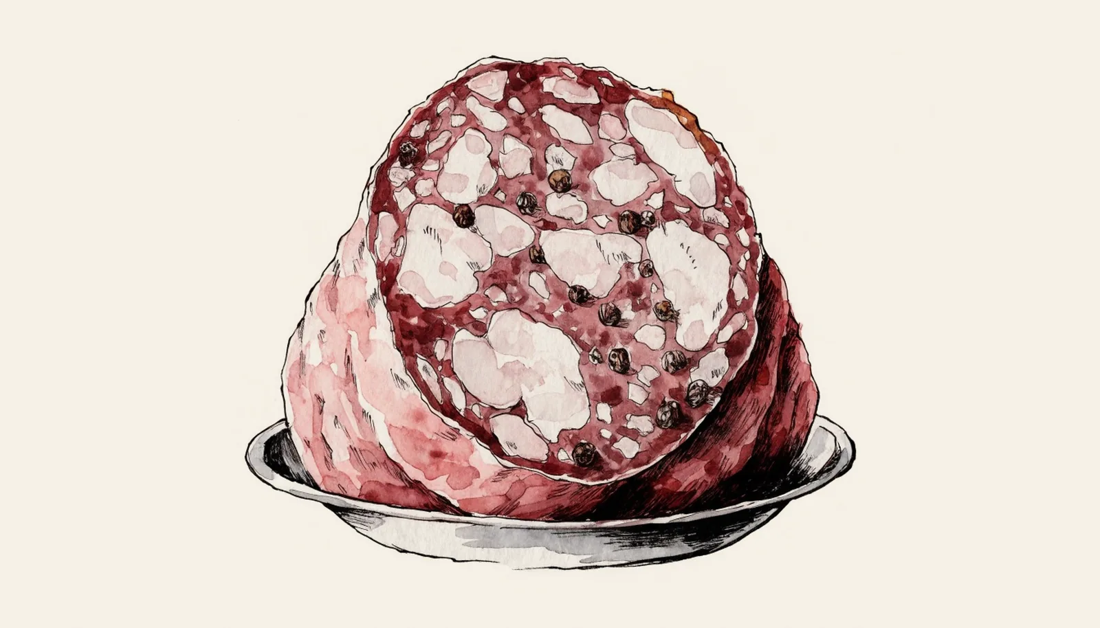 Salame Toscano: The Big White Fat Cubes, and What They Are For
