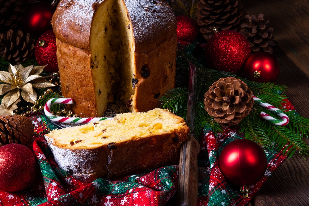 Panettone, an Italian Christmas Sweet Bread