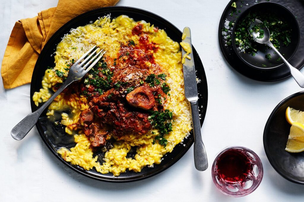 risotto and osso buco