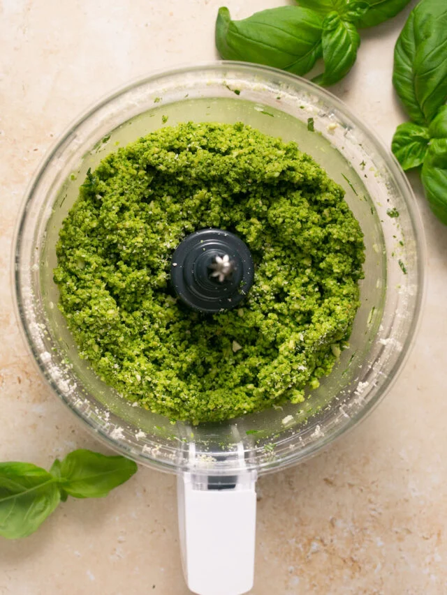 Traditional vs modern methods to Making and Using Pesto