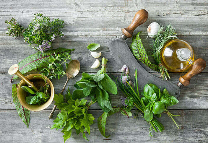 Fresh Herbs to Use in Butter Sauces
