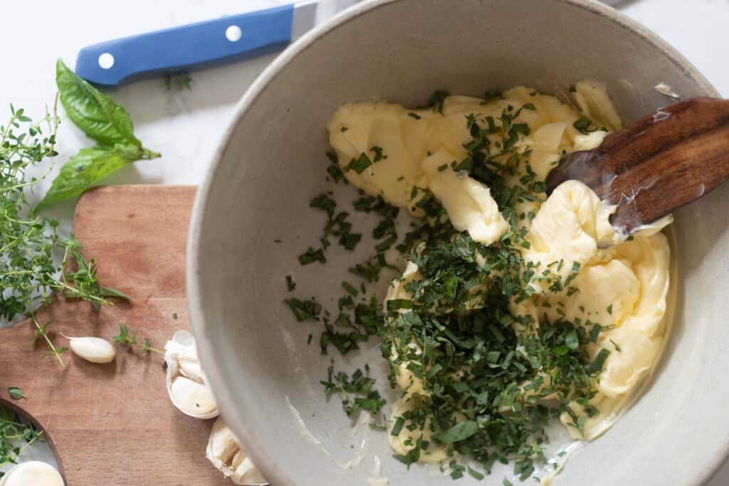 Infusing Butter with Herbs