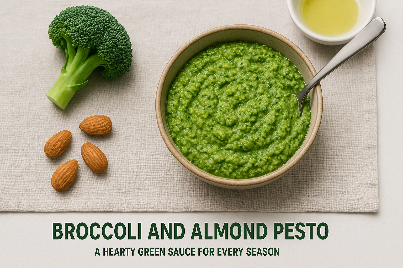 Broccoli and Almond Pesto – A Hearty Green Sauce for Every Season