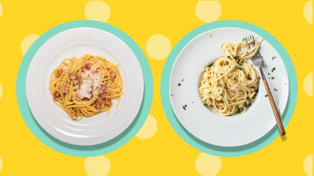 KEY DIFFERENCES BETWEEN CARBONARA AND ALFREDO